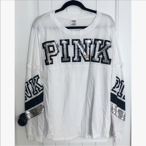 PINK Victoria’s Secret Sequined Top